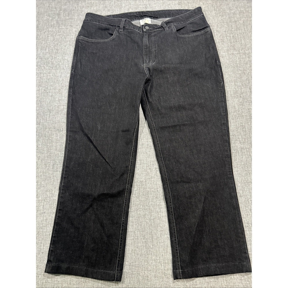 Clothing Arts Mens Explorer Travel Jeans 38x25 Black Denim Pick Pocket Proof